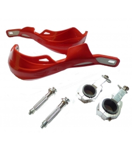 Aluminum handlebar protect 22/28mm red
