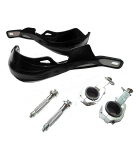 Black aluminum handlebar protect 22/28mm
