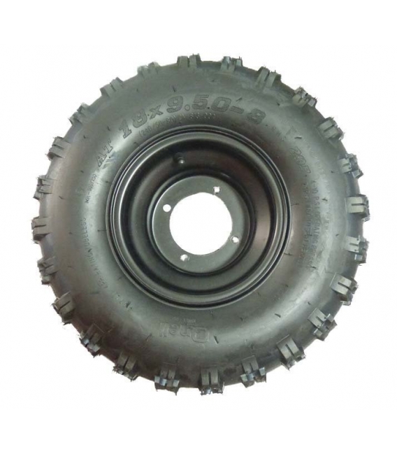 Wheel rear with tire 8inch