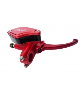 Hydraulic brake lever LABEO red