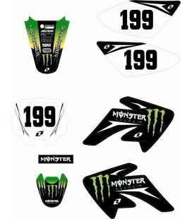 Monster energy stickers crf70