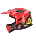 Helmet shiro MALCOR MX-306 red