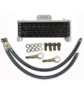 Oil cooler with rubber