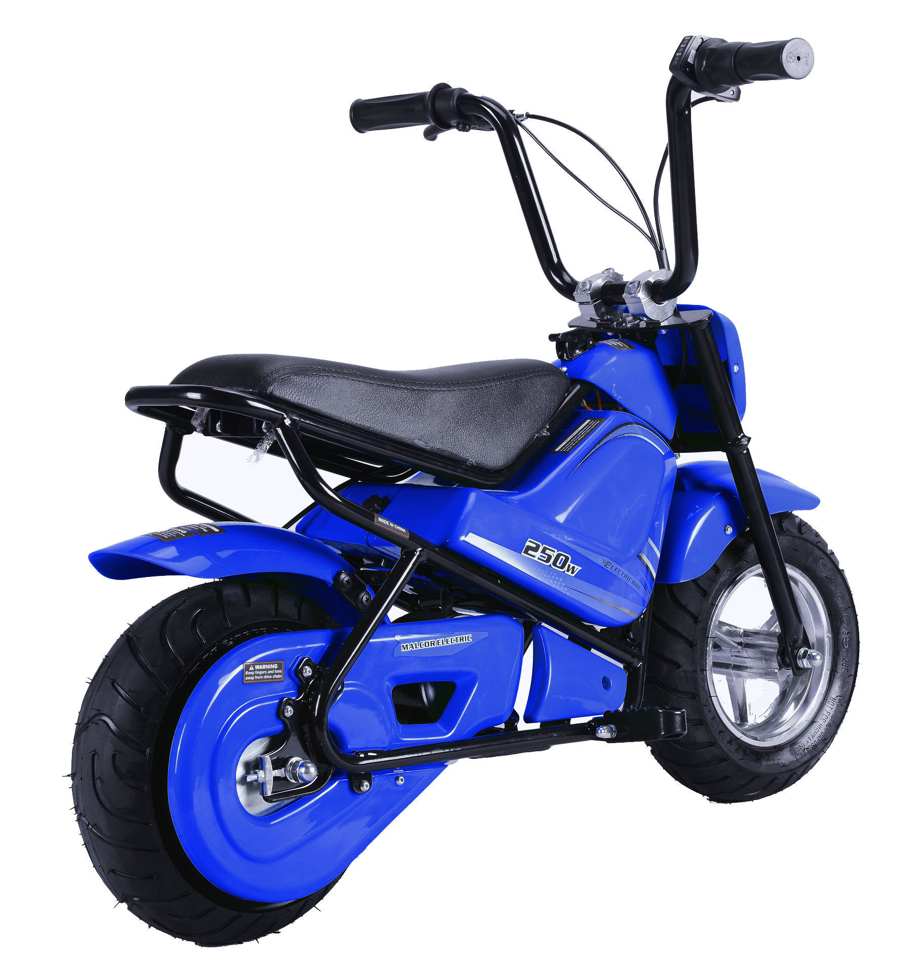 minimoto electrica niños azul