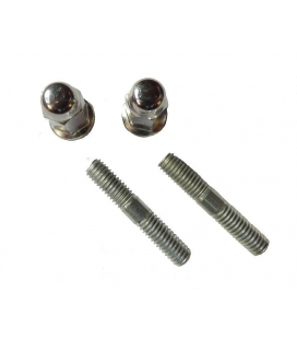 Stud bolts + exhaust nuts 6mm