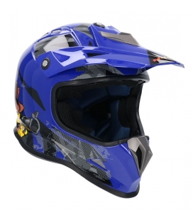 Helmet shiro MTR MX-306 blue